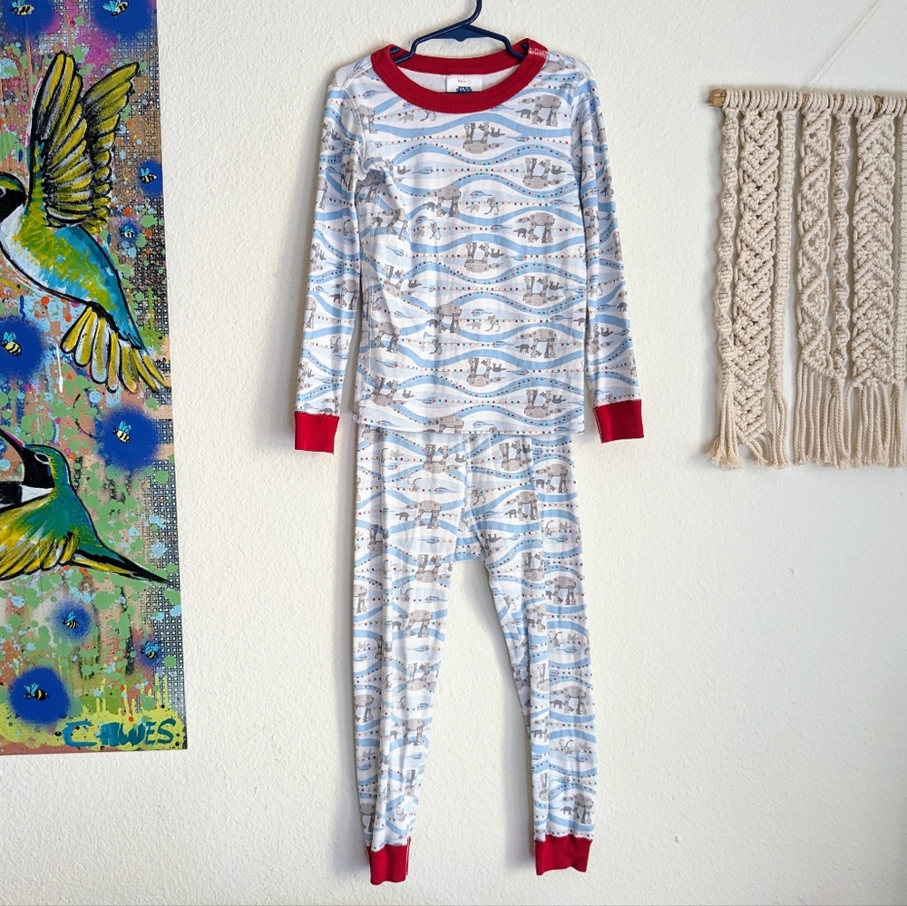 Hanna Andersson Star Wars Holiday Winter Organic Cotton Pajamas Set PJs Sz 5